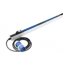 REM Верт блок розеток, мониторинг, измерение, 1 фаза 32A, авт, 24S, 1820 мм, вх IEC 309, шнур 3 м R-MC1-32-24S-A-MI-1820-3-2P