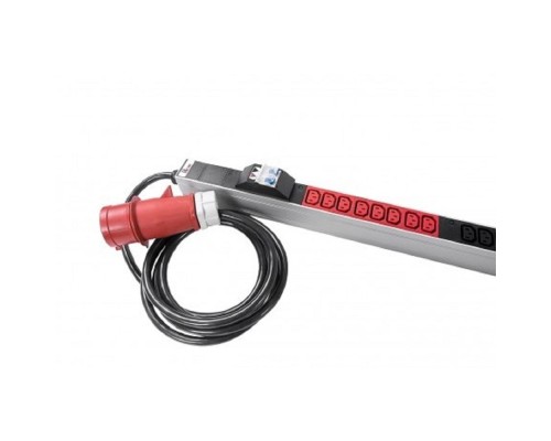 [Аксессуар] REM Верт блок розеток, мониторинг, измерение, 3 фазы 16А, 48C13, 1820 мм, вх IEC 309, шнур 3м R-MC8-3x16-48C13-MI-1820-3-3PN