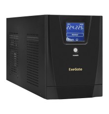Exegate EX292637RUS ИБП ExeGate SpecialPro Smart LLB-3000.LCD.AVR.2SH.4C13.RJ.USB <3000VA/1800W, LCD, AVR,2*Schuko+4*C13,RJ45/11,USB, металлический корпус, Black>