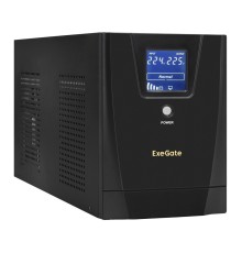Exegate EX292636RUS ИБП ExeGate SpecialPro Smart LLB-3000.LCD.AVR.3SH.2C13.RJ.USB <3000VA/1800W, LCD, AVR,3*Schuko+2*C13,RJ45/11,USB, металлический корпус, Black>