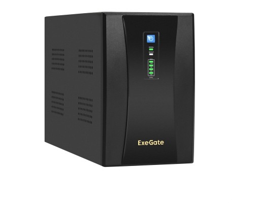 [ИБП] Exegate EX292613RUS ИБП ExeGate SpecialPro UNB-2200.LED.AVR.2SH.RJ.USB <2200VA/1300W,LED, AVR,2*Schuko, RJ45/11, USB, металлический корпус, Black>