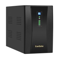 Exegate EX292612RUS ИБП ExeGate SpecialPro UNB-2200.LED.AVR.4C13.RJ.USB <2200VA/1300W, LED, AVR,4*C13, RJ45/11,USB, металлический корпус, Black>