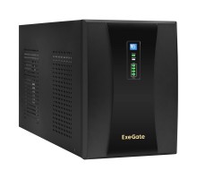 Exegate EX292614RUS ИБП ExeGate SpecialPro UNB-3000.LED.AVR.3SH.2C13.RJ.USB <3000VA/1800W,LED, AVR,3*Schuko+2*C13,RJ45/11,USB, металлический корпус, Black>