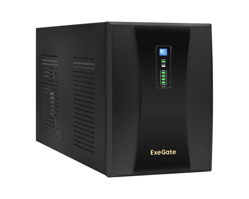 [ИБП] Exegate EX292614RUS ИБП ExeGate SpecialPro UNB-3000.LED.AVR.3SH.2C13.RJ.USB <3000VA/1800W,LED, AVR,3*Schuko+2*C13,RJ45/11,USB, металлический корпус, Black>