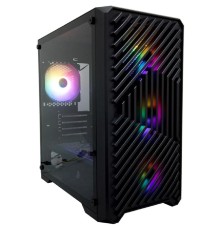 1STPLAYER TRILOBITE T5 Black / mATX, TG / 4x120mm LED fans inc. / T5-BK-4F1