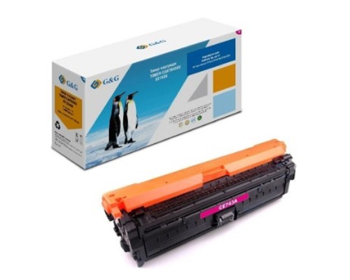 [Расходные материалы] Картридж G&G, аналог HP CE743A/307A красный 7.3k с чипом