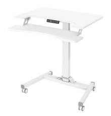 Стол для ноутбука Cactus VM-FDE103 столешница МДФ белый 91.5x56x123см (CS-FDE103WWT)