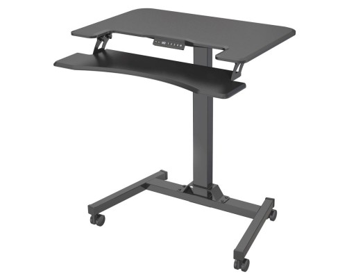 [Крепежи для проекторов] Стол для ноутбука Cactus VM-FDE103 столешница МДФ черный 91.5x56x123см (CS-FDE103BBK)