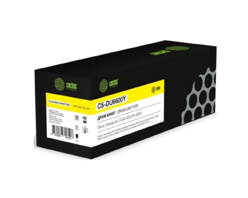 [расходные материалы] Блок фотобарабана Cactus CS-DU6600Y 604K77585 желтый ч/б:60000стр. для VersaLink C400/405, Ph 6600 Xerox