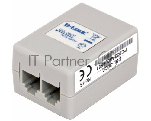 Сплиттер xDSL D-Link DSL-30CF/RS RJ-11 ADSL Annex A