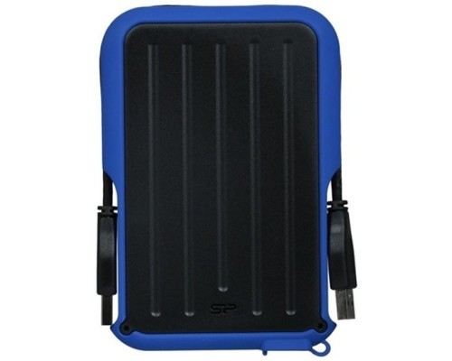 [носитель информации] Silicon Power Portable HDD 2TB Armor A66 USB 3.2, синий, черный