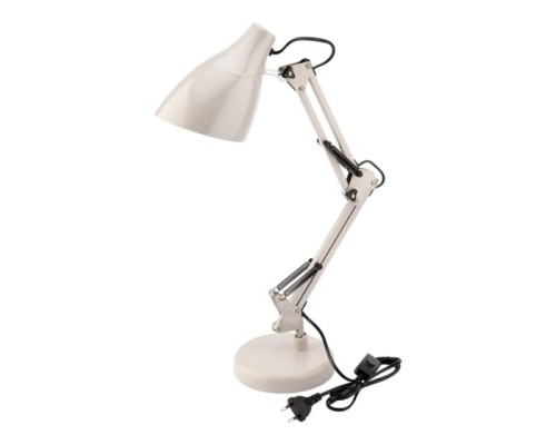 [Светильники для офиса] REXANT 603-1011  Светильник настольный Рубикон на металлической стойке с основанием, с цоколем Е27, 60 Вт, цвет лунный свет