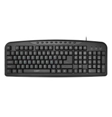 CBR KB 301M Black USB, Клавиатура 107+9 доп. кл., 1,8 м