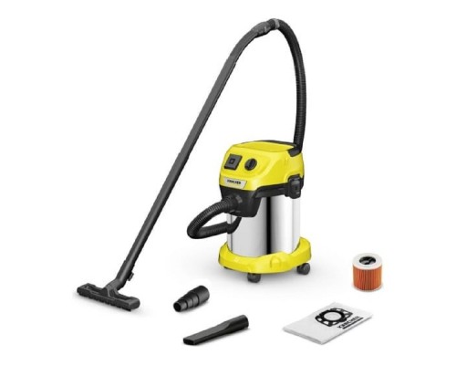 [Пылесосы] Строительный пылесос Karcher WD 3 P S V-17/4/20,  желтый [1.628-190.0]