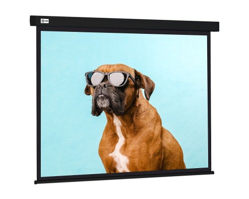 [Экраны Cactus] Экран Cactus Wallscreen CS-PSW-183X244-BK 183 x 244см 4:3 настенно-потолочный рулонный черный