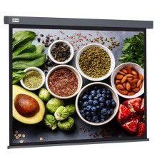 Экран Cactus Wallscreen CS-PSW-150X150-SG,  150х150 см, 1:1,  настенно-потолочный серый