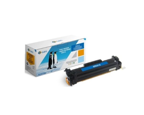 [Расходные материалы] Картридж G&G, аналог HP CC531A/304A/Canon 718 синий 2.8k с чипом