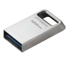 Kingston USB Drive 128GB DataTraveler Micro  USB3.0, серебристый [DTMC3G2/128GB]