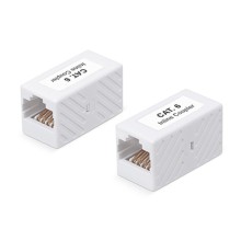 Cabeus CA-8p8c-C6 Проходной адаптер, RJ45-RJ45 (8p8c), категория 6, неэкранированный 
