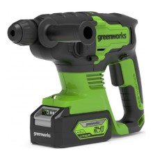 Greenworks GD24SDS2K4 Перфоратор аккумуляторный бесщеточный,  2 ДЖ, 24V, c 1хАКБ 4 Ач и ЗУ в сумке [3803007UB]