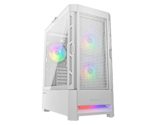 [Корпуса] Cougar Airface RGB White, 2х140мм + 1x120mm ARGB Fan, ARGB Fan Hub, без БП, белый, ATX