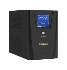 Exegate EX292803RUS ИБП ExeGate SpecialPro Smart LLB-1600.LCD.AVR.2SH.3C13 <1600VA/950W, LCD, AVR, 2*Schuko+3*C13, съемн.кабель, металлический корпус, Black>