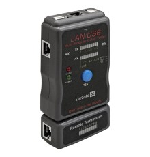 Exegate EX293160RUS Тестер сетевой ExeGate EX-T5448 для RJ-45/RJ-11/RJ-12/USB