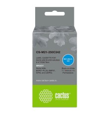 Картридж ленточный Cactus CS-M21-250C342 черный для Brady BMP21-PLUS, BMP21, BMP21-LAB