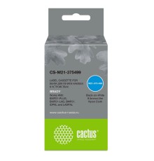 Картридж ленточный Cactus CS-M21-375499 черный для Brady BMP21-PLUS, BMP21-LAB