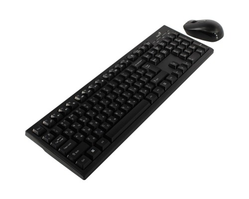 [Клавиатура] Комплект кл-ра+мышь беспроводной Genius KM-8101 black (31340014402)