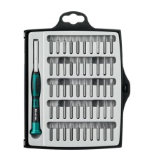 KRAFTOOL Precision-51 отвертка для точных работ со сменными битами 51 предм., [25691]