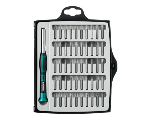 [Отвертки] KRAFTOOL Precision-51 отвертка для точных работ со сменными битами 51 предм., [25691]