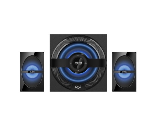 [Колонки] SVEN Колонки MS-2085 черный ( 60W, FM, USB/SD, Display, RC, Bluetooth)