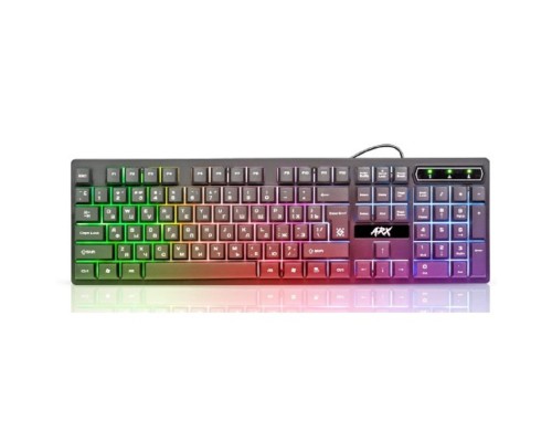 [Клавиатура] Defender Клавиатура Arx GK-196L RU [45196] {проводная, радуж. подсветка}