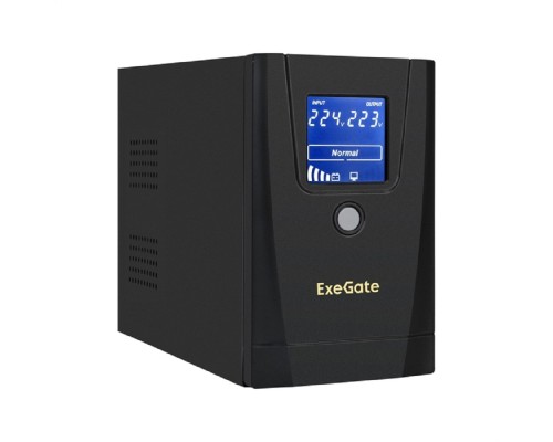 [ИБП] Exegate EX292770RUS ИБП ExeGate SpecialPro Smart LLB-650.LCD.AVR.1SH.2C13.RJ.USB <650VA/360W, LCD, AVR,1*Schuko+2*C13, RJ45/11,USB, металлический корпус, Black>