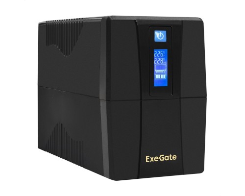 [ИБП] Exegate EX292775RUS ИБП ExeGate Power Smart ULB-800.LCD.AVR.4C13 <800VA/480W, LCD, AVR, 4*C13, металлический корпус, Black>
