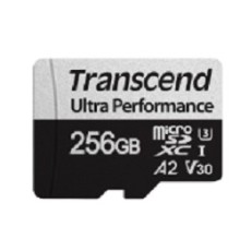 Micro SecureDigital 256GB Transcend  Ultra Perfomrance microSDXC Class 10 UHS-I U3, V30, A2, (SD адаптер), TLC