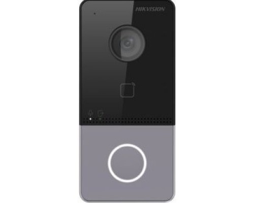 [Вызывная панель] Hikvision DS-KV6103-PE1 (C) 2Мп IP вызывная панель на одного абонента с ИК-подсветкой PoE. 2 Мп HD-камера. Подавление шумов и эффекта эхо. Работает при низком освещении. Функции контроля доступа