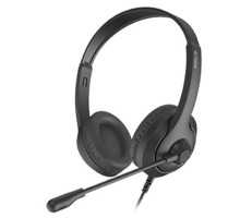 A4Tech Fstyler FH100 черный 2м накладные (FH100 (STONE BLACK))