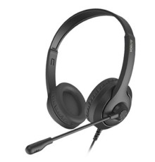 A4Tech Fstyler FH100 черный 2м накладные (FH100 (STONE BLACK))