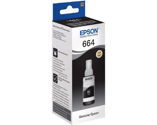 [Расходные материалы] EPSON C13T66414A/C13T664198 Чернила для L100 (black) 70 мл