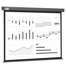 Экран Cactus Wallscreen CS-PSW-180X180-SG,  180х180 см, 1:1,  настенно-потолочный серый