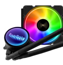 Exegate EX293455RUS Комплект водяного охлаждения ExeGate BlackWater-120V2.PWM.RGB (RGB подсветка, LGA2066/2011/1366/1150/1151/1155/1156/1200/1700/AM4/FM1/FM2/FM2+/AM2/AM2+/AM3/AM3+, TDP 150W, Fan 120m