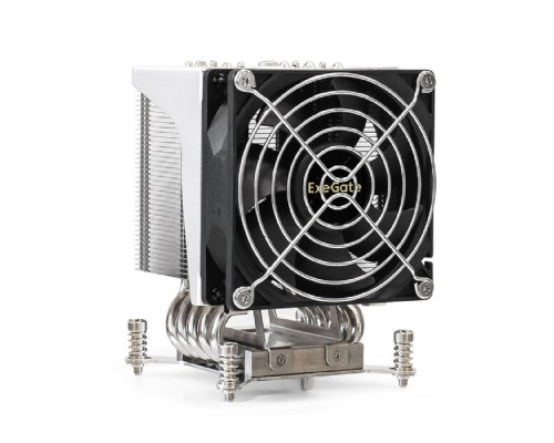 [Вентиляторы] Exegate EX293433RUS Кулер ExeGate ESNK-P0050AP4.PWM.4U.2011.Cu (Al+Cu, 4U, 5 тепл. трубок, LGA2011/2066, TDP 165W, Fan 80mm, PWM, 1900-3800RPM, 2 ball bearing, 4pin, 44db, 650г, на винтах, с термопаст