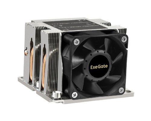 [Вентиляторы] Exegate EX293439RUS Кулер ExeGate ESNK-P0068AP4.PWM.2U.3647.Cu (Al+Cu, 2U, 4 тепл. трубки, LGA3647, TDP 205W, PWM, 2100-6800RPM, 2 ball bearing, 4pin, 52db, 430г, на винтах, с термопастой, Retail box)