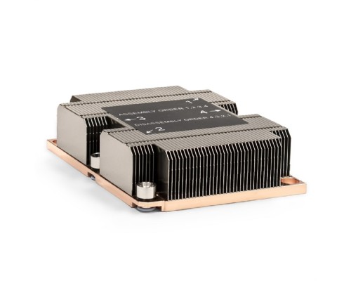 [Вентиляторы] Exegate EX293447RUS Радиатор для процессора {ExeGate ESNK-P0067PS.1U.3647.Cu (Al+Cu, 1U, 2 тепл. трубки, LGA3647, TDP 165W, 230г, на винтах, с термопастой} Retail box)