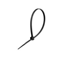 Exegate EX293130RUS Стяжка (хомут) нейлоновая ExeGate CV66-500x4.8B (нейлон 6.6, 500x4.8мм, неоткрывающаяся, halogen free, -40°C - +85°C, черная, 100 шт)