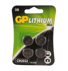 GP CR2032-2CRU4 40/2400 (4 шт. в уп-ке)