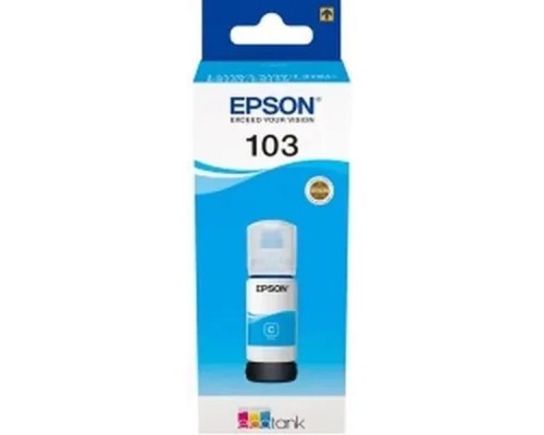 [Расходные материалы] EPSON C13T00S24A  Контейнер 103  с голубыми чернилами для L1110/L3100/3101/3110/3150/3151, 65 мл