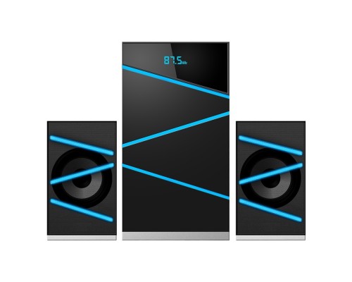 [Колонки Ginzzu] Ginzzu GM-420, Акустическая система 2.1, 65W/BT/USB/SD/FM/ДУ